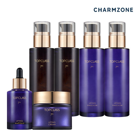 Charmzone Top Class 7th Generation Lifting Basic Set 6-Piece (Skin x2 + Emulsion x2 + Cream + Ampoule)