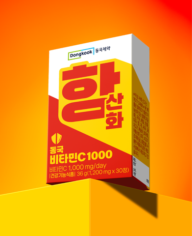 DongKook Pharmaceutical High-Potency Vitamin C 1000mg Supplement 30 Tablets x 6 (5+1)