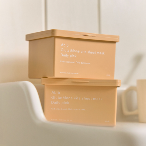 Abib Pull-Out Sheet Mask Daily Pick Glutathione, 30 sheets x 2