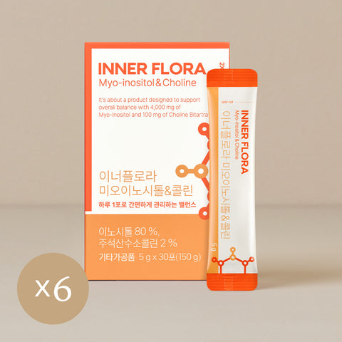 New Origin Innerflora Myo-Inositol & Choline 30-Day (6 Pack)