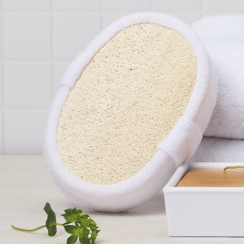 Offon Natural Loofah Body Sponge