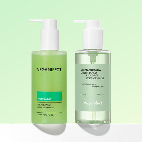 Veganifect Cheongbori LHA Cleansing Oil 205ml + Cheongbori LHA Gel Cleanser 205ml