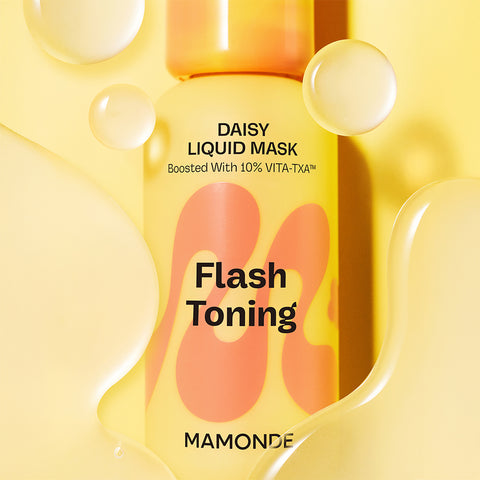 Mamonde Flora Glow Rose Liquid Mask 80ml + Flash Toning Daisy Liquid Mask 80ml