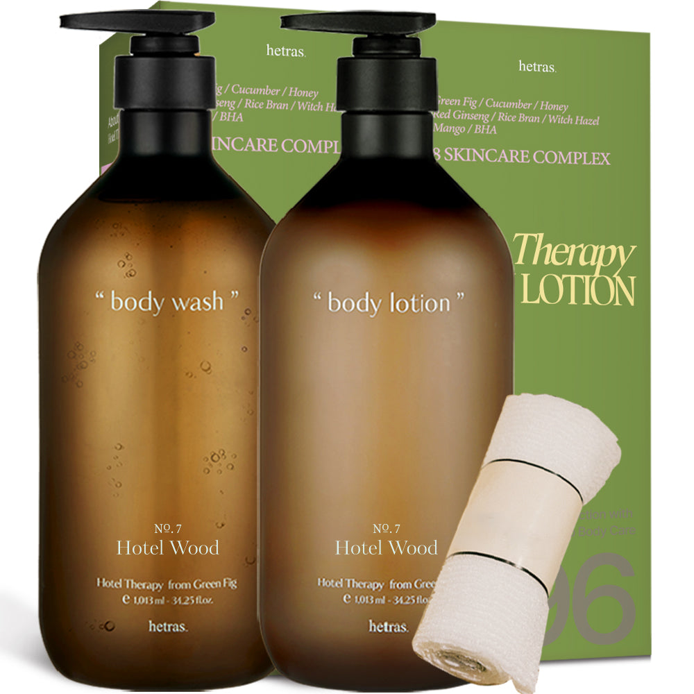 Hetras Hotel Therapy Perfume Body Wash & Lotion Set 1013ml