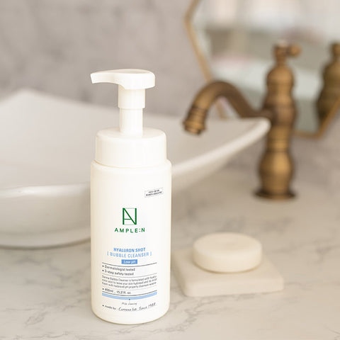 AMPLE:N Hyaluron Shot Bubble Cleanser 450ml