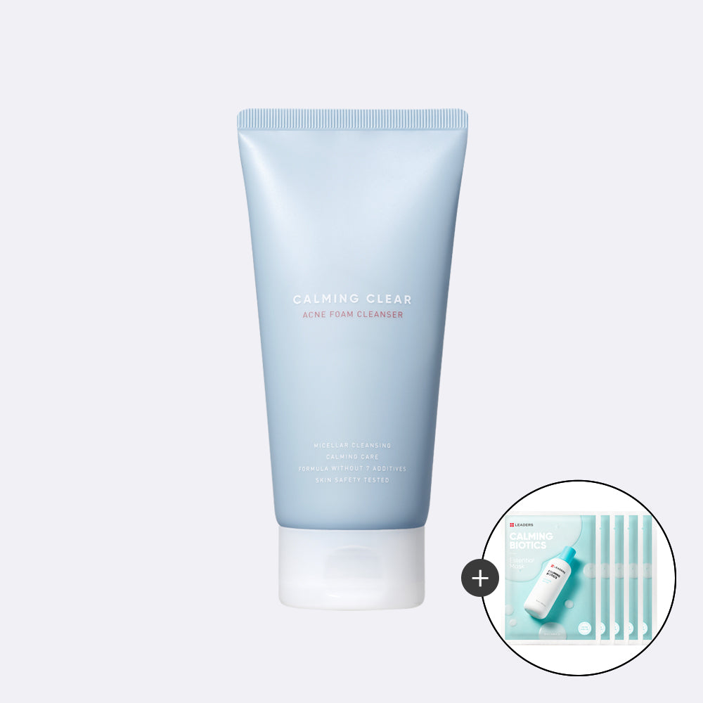 Leaders Calming Clear Acne Foam Cleanser 150ml