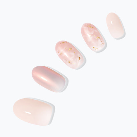 Dashing Diva Magic Press Marble Mirror (Long Oval) Nail Tips