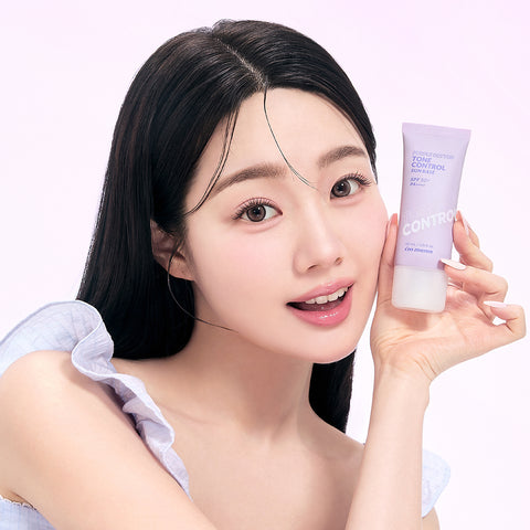 I'M MEME Purple Cotton Tone Control Sun Base 40ml SPF50+ PA++++ (1+1)