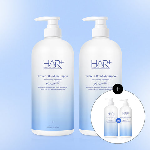 HairPlus Moist Shampoo 1000ml (2 Pack)