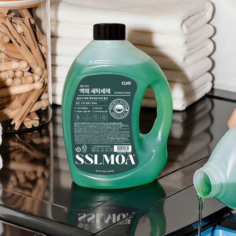 Clio Sseulmoa PowerClean Indoor-Dry Laundry Detergent Peony Scent 2.5L x4