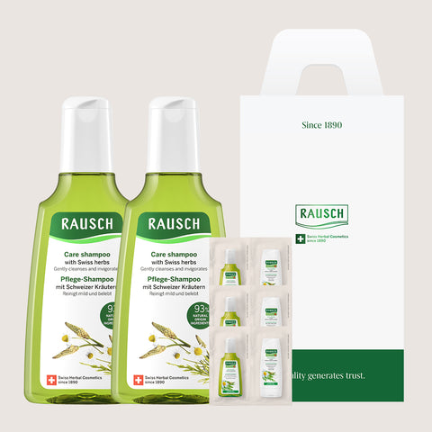 RAUSCH Scalp Moisture Soothing Set Swiss Herbal Shampoo 200ml Duo Gift Set