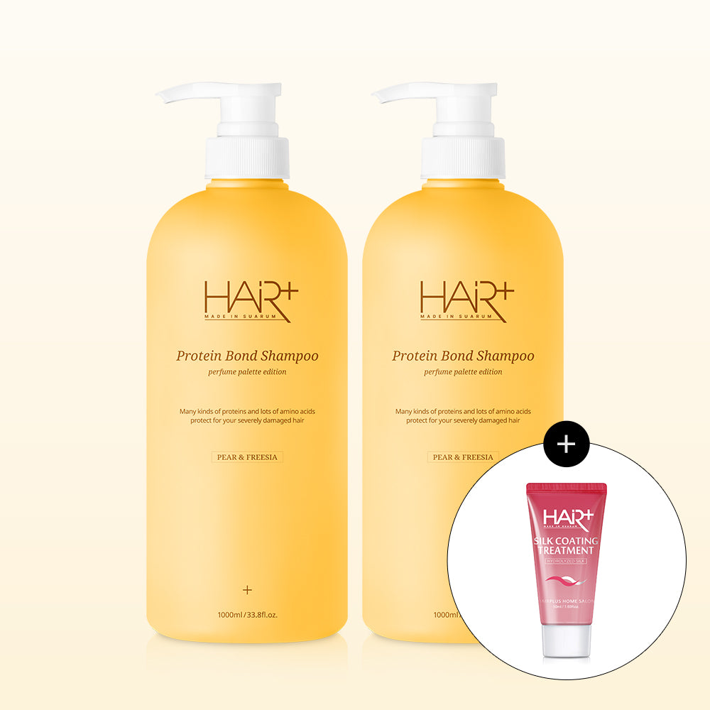 HairPlus Protein Bond Pear & Freesia Shampoo 1000ml (2 Pack)