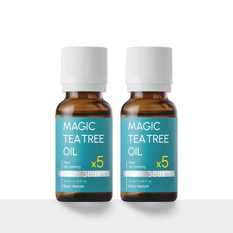 Blancnature 5x High-Concentration Magic Tea Tree Oil 2-Pack (20ml)