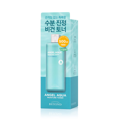 BEYOND Angel Aqua Moisture Soothing Toner 500ml (2-Pack, Vegan)