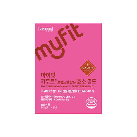 DongKook MyFit Kamut Enzyme Gold Fermented Grain Powder 3g x 30 sticks (3-Pack 3 Months)