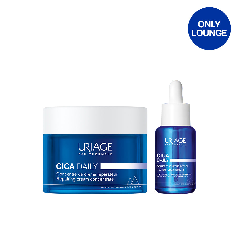 Uriage Cica Daily Repair Serum + Concentrated Cream (2-piece set)