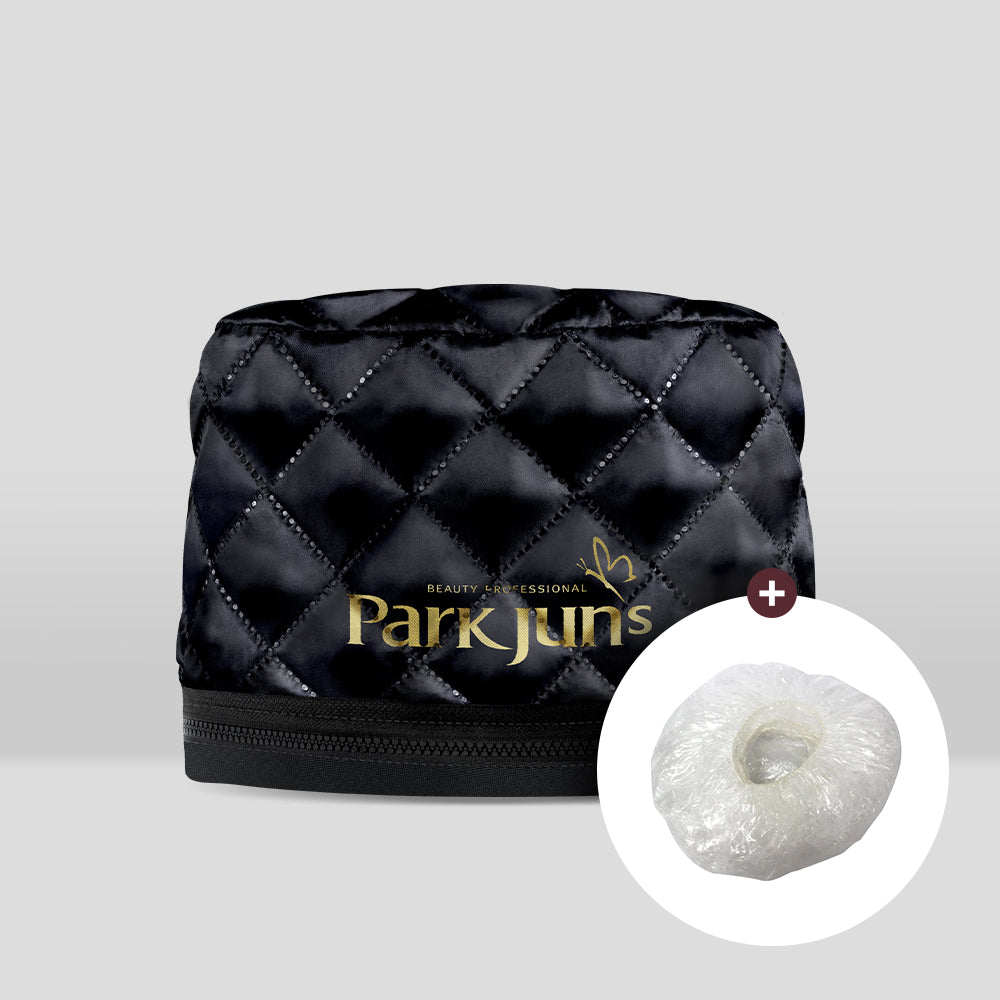 ParkJun Beauty Lab Treatment Heat Electric Cap + 10 Vinyl Hair Caps (Set)