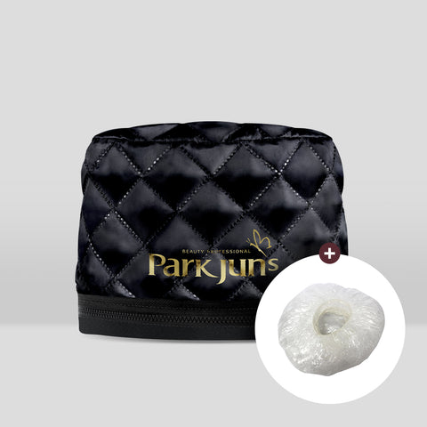 ParkJun Beauty Lab Treatment Heat Electric Cap + 10 Vinyl Hair Caps (Set)