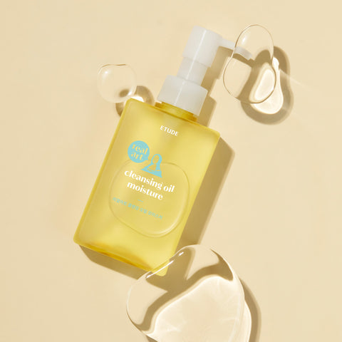 ETUDE Real Art Cleansing Oil Moisture 185ml (Full Size + Refill)
