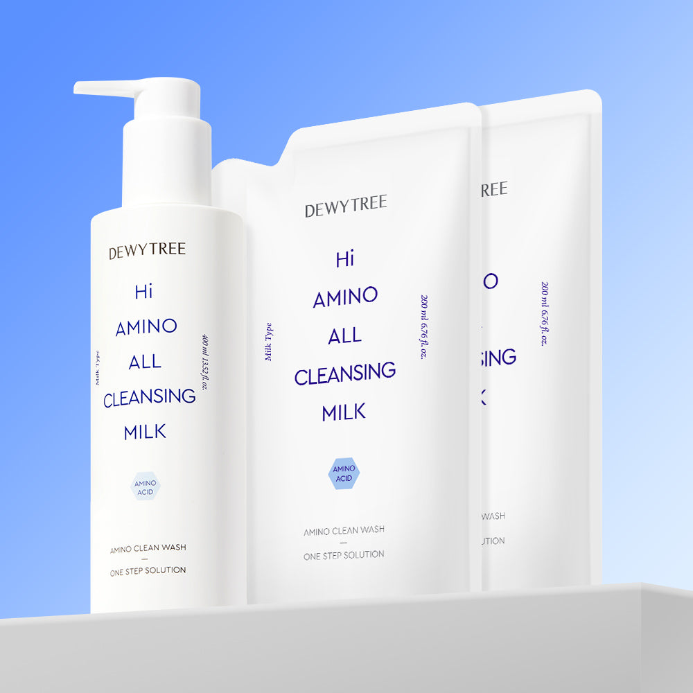 Dewytree High Amino All Cleansing Milk 800ml (Full-size + Refill)