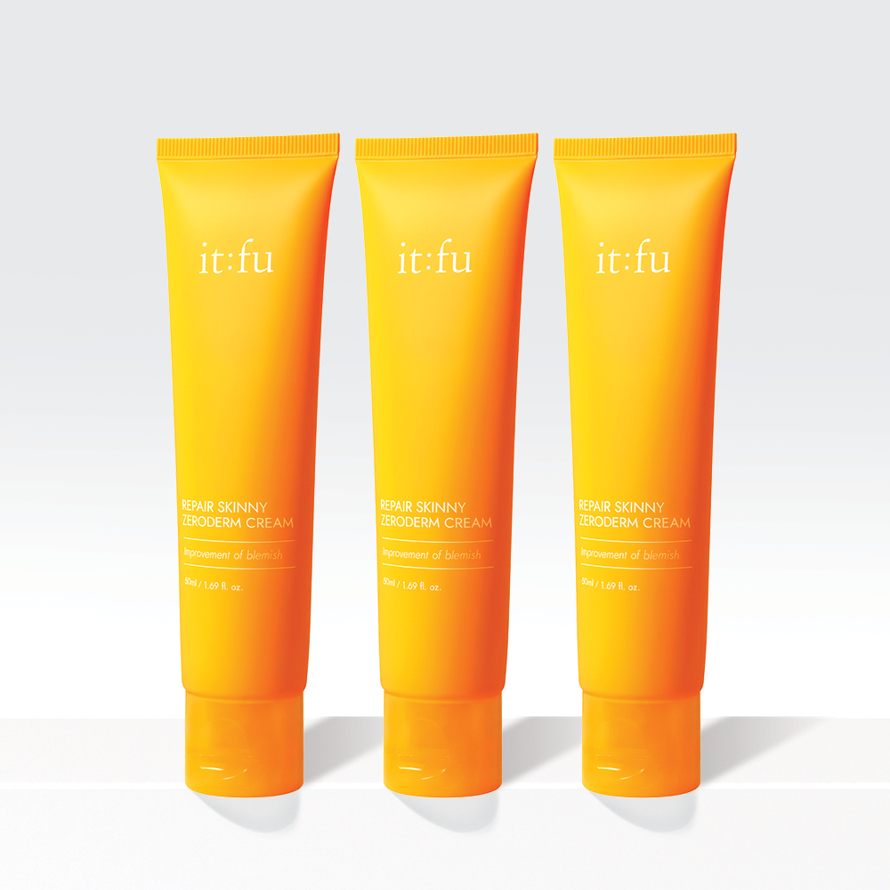 Itfu Zeroderm Pumpkin Niacinamide Cream Arnica & Magnesium 50 ml x 3