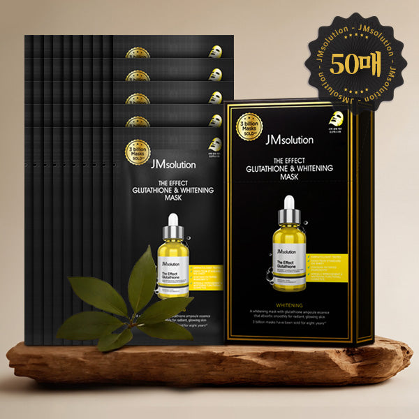 JM Solution The Effect Glutathione & Whitening Mask 24ml 10P (5 Pack)