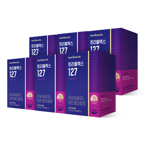 Nutrione Triple X 127 Multivitamin & rTG Omega-3 1350mg x 60 Capsules (6 Pack)