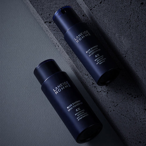 Laneige Homme Blue Energy EX 2-Piece Set (Toner 180ml + Lotion 125ml)