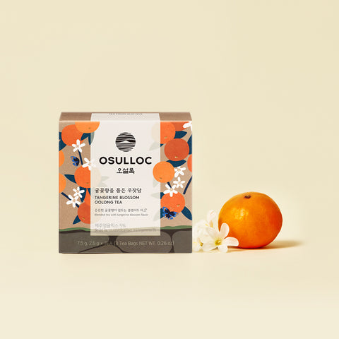OSULLOC Ujatdam Tangerine Blossom Pyramid Tea Bags 3-Pack 7.5g