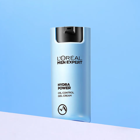 L'Oreal Paris Men Expert Hydra Power Oil-Control Gel Cream 50ml (2 Pack) + Duo Foam 50ml