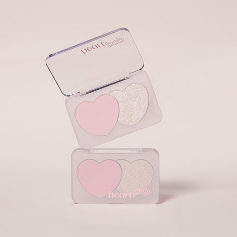ETUDE Dear My Bestie Heart Pop Duo Blusher #Dear My Pink 7.5g + Fixing Tint 4g