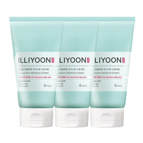 ILLIYOON All-Season Hyaluron Moisture Cream 100ml (3-Pack)