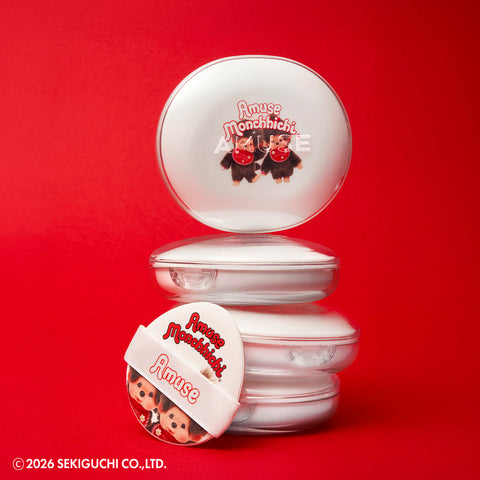 Amuse Ceramic Skin Perfector Cushion 15g SPF40 (Monchhichi Limited Edition)