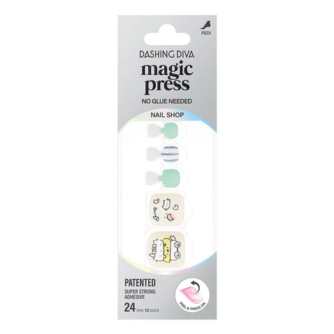 Dashing Diva Magic Press Pedicure Tubi