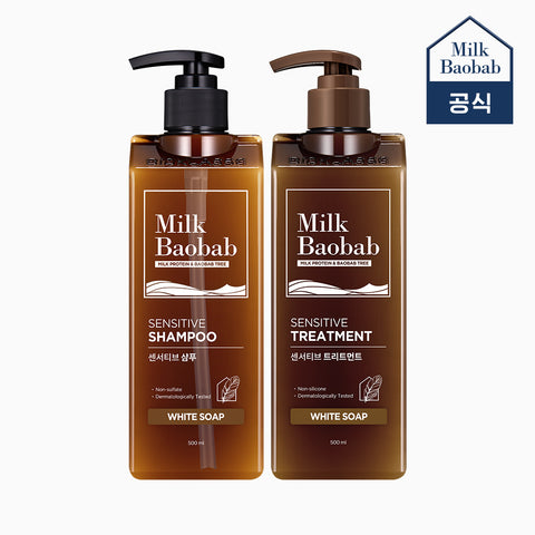 Milk Baobab Sensitive Treatment Baby Powder, 500ml