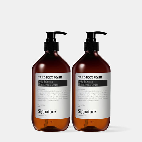 Nard Body Wash 500ml Signature Scent (Perfume All-in-One) (2 Pack)