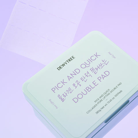 Dewytree Pick & Quick Collagen Pore Firming Double Pads ? 100 Sheets