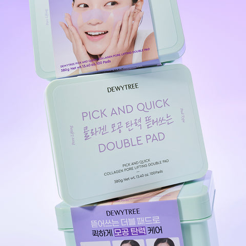 Dewytree Pick & Quick Collagen Pore Firming Double Pads ? 100 Sheets