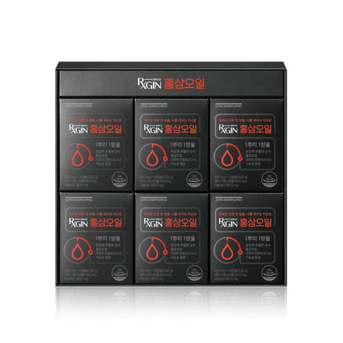 JungKwanJang RXGIN Red Ginseng Oil 60 Capsules