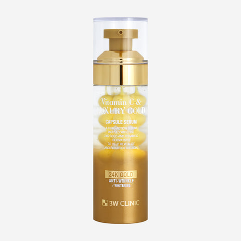 3W Clinic Vitamin C & Luxury Gold Capsule Serum
