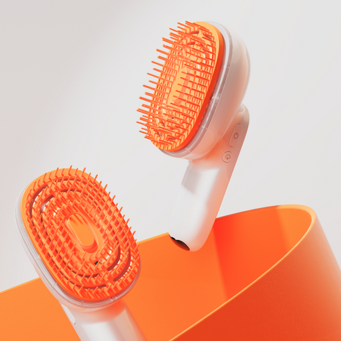 Lilyeve Grow Turn Brush Steam Booster - Scalp Massage & Steam Therapy