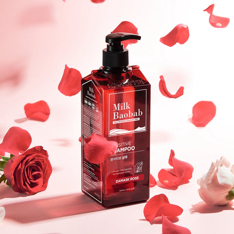 Milk Baobab Sensitive Shampoo & Treatment Set - Damask Rose, 500 ml