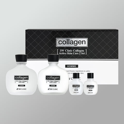 3W Clinic Collagen Active Homme 2-Piece Set