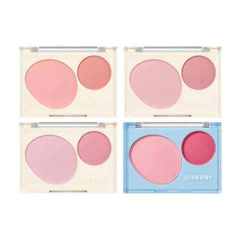 Giverny Fluffy Dual Blusher 7.4g (4 Shades)