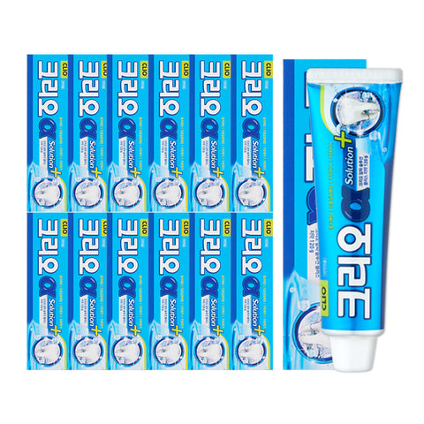 Clio Alpha Solution Plus Toothpaste 120g 4pcs x3 (Total 12)