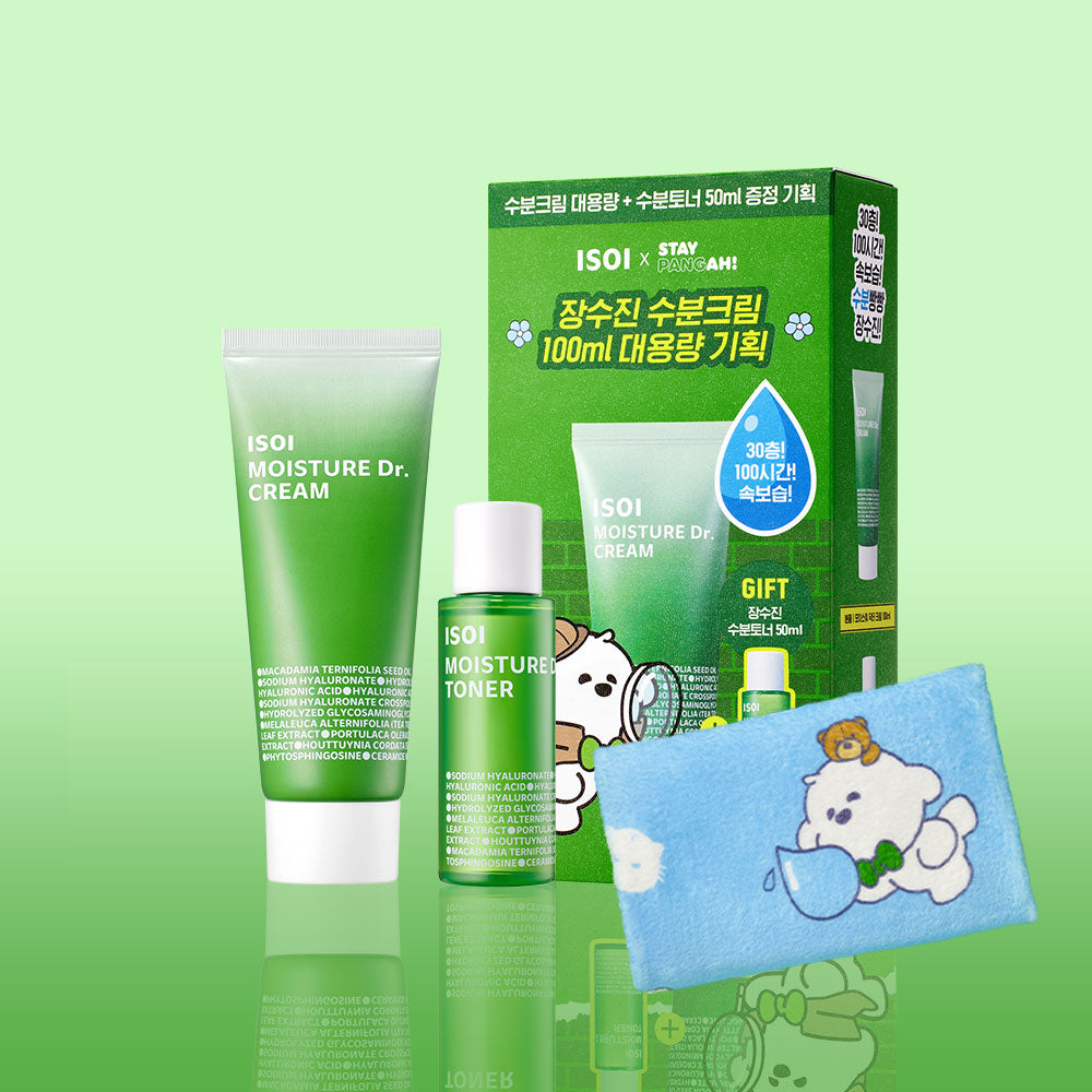ISOI Moisture Cream 100ml Set (Cream 100ml + Toner 50ml)