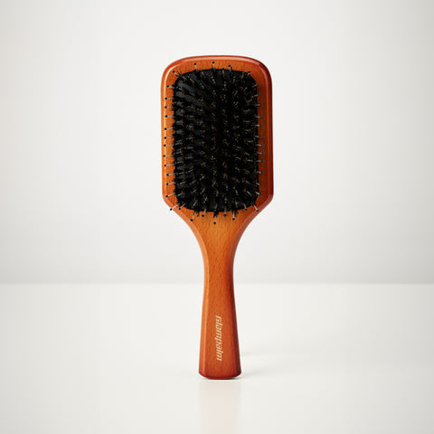 Glampalm Wood Boar Bristle Scalp Brush