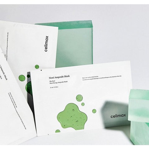 Celimax Nomi Ampoule Mask packaging on a white background