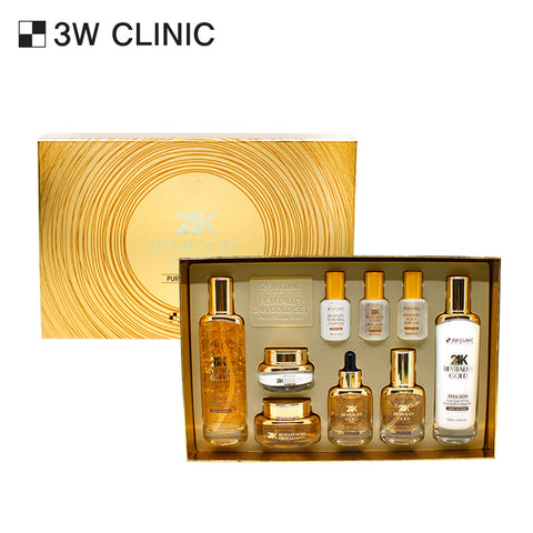 3W Clinic Premium Revitality 24K Gold 9-Piece Set