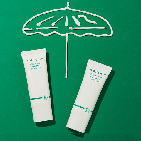 AMPLE:N Solar Shot Zinc Mild Sun Cream 40ml SPF 50+ PA++++